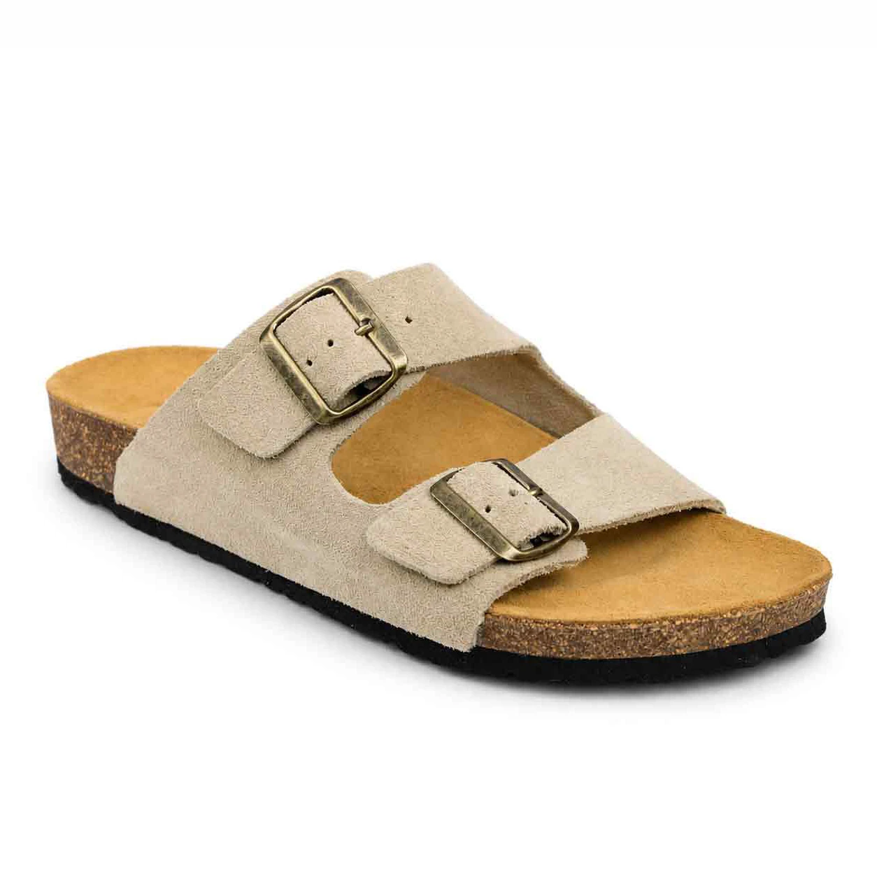 Sandale pour homme s030-1 beige daim. 